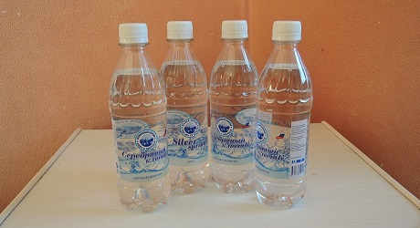 Вода серебряный ключик в бутылках 